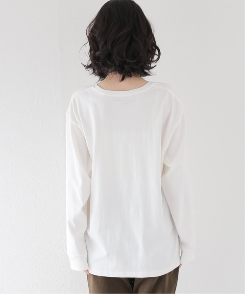 JOURNAL STANDARD relume(ジャーナルスタンダード レリューム)の「ウェーブロゴプリントロングスリーブTEE(Tシャツ/カットソー・レディース・ホワイト/ホワイト系その他・FREE)」の6枚目の写真