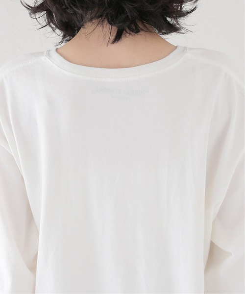 JOURNAL STANDARD relume(ジャーナルスタンダード レリューム)の「ウェーブロゴプリントロングスリーブTEE(Tシャツ/カットソー・レディース・ホワイト/ホワイト系その他・FREE)」の4枚目の写真