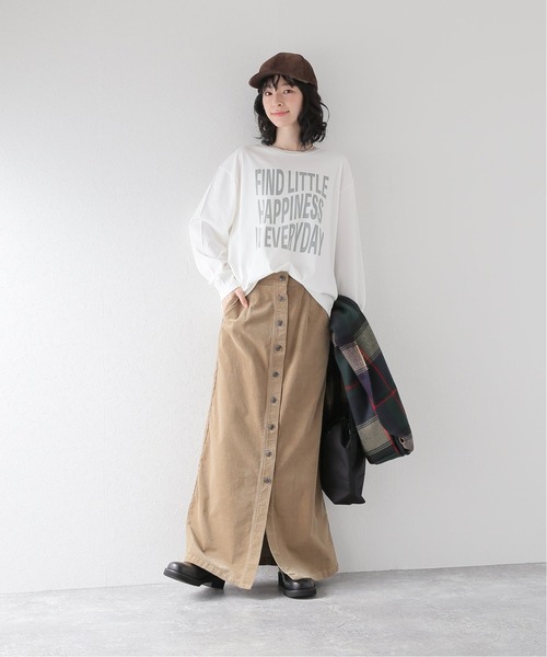 JOURNAL STANDARD relume(ジャーナルスタンダード レリューム)の「ウェーブロゴプリントロングスリーブTEE(Tシャツ/カットソー・レディース・ホワイト/ホワイト系その他・FREE)」の14枚目の写真