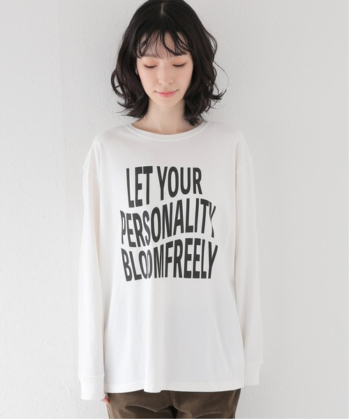 JOURNAL STANDARD relume(ジャーナルスタンダード レリューム)の「ウェーブロゴプリントロングスリーブTEE(Tシャツ/カットソー・レディース・ホワイト/ホワイト系その他・FREE)」の16枚目の写真