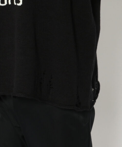 amok（アモク）の「【別注】amok /アモク/ELECTRONIC SPORTS KNIT（ニット/セーター・メンズ・ベージュ/ブラック/ブルー・FREE）」の8枚目の写真