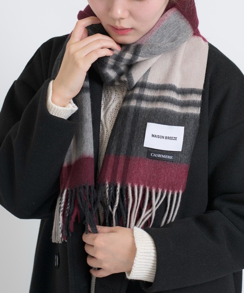 SETUP7（セットアップセブン）の「【SETUP7】オーガニックカシミヤミックスマフラー タータンチェック カシミア NWCH30 FKK（マフラー・レディース・その他/マルチ/その他1/その他4/その他5・FREE）」の21枚目の写真