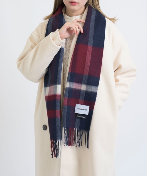 SETUP7（セットアップセブン）の「【SETUP7】オーガニックカシミヤミックスマフラー タータンチェック カシミア NWCH30 FKK（マフラー・レディース・その他/マルチ/その他1/その他4/その他5・FREE）」の16枚目の写真