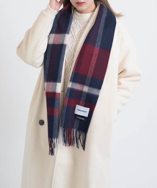 SETUP7（セットアップセブン）の「【SETUP7】オーガニックカシミヤミックスマフラー タータンチェック カシミア NWCH30 FKK（マフラー・レディース・その他/マルチ/その他1/その他4/その他5・FREE）」の13枚目の写真