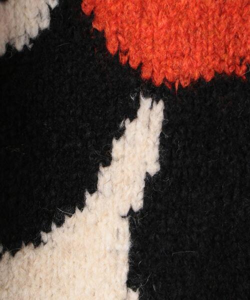 Paloma Wool（パロマウール）の「＜PALOMA WOOL＞HANA ニットプルオーバー Ψ（ニット/セーター・レディース・ダークブラウン/オフホワイト・S）」の8枚目の写真