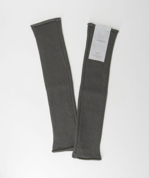 green label relaxing（グリーンレーベルリラクシング）の「＜Livelihood (ライブリフッド)＞レッグウォーマー（レッグウォーマー・レディース・ベージュ/ダークグレー・FREE）」の2枚目の写真