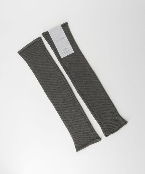 green label relaxing（グリーンレーベルリラクシング）の「＜Livelihood (ライブリフッド)＞レッグウォーマー（レッグウォーマー・レディース・ベージュ/ダークグレー・FREE）」の5枚目の写真
