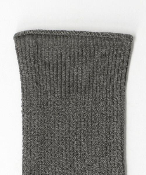 green label relaxing（グリーンレーベルリラクシング）の「＜Livelihood (ライブリフッド)＞レッグウォーマー（レッグウォーマー・レディース・ベージュ/ダークグレー・FREE）」の6枚目の写真