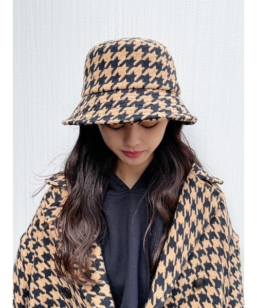 ENVYM（アンビー）の「パターンバケットハット（ハット・レディース・ベージュ/ブラック/ゼブラ・FREE）」の4枚目の写真