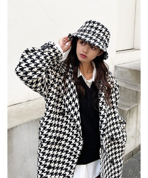 ENVYM（アンビー）の「パターンバケットハット（ハット・レディース・ベージュ/ブラック/ゼブラ・FREE）」の6枚目の写真