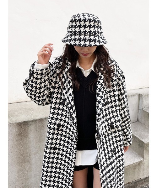 ENVYM（アンビー）の「パターンバケットハット（ハット・レディース・ベージュ/ブラック/ゼブラ・FREE）」の7枚目の写真