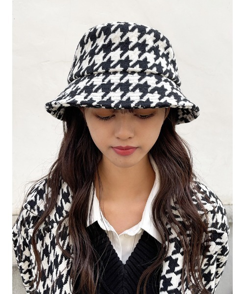 ENVYM（アンビー）の「パターンバケットハット（ハット・レディース・ベージュ/ブラック/ゼブラ・FREE）」の8枚目の写真