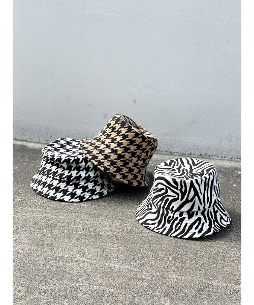 ENVYM（アンビー）の「パターンバケットハット（ハット・レディース・ベージュ/ブラック/ゼブラ・FREE）」の11枚目の写真