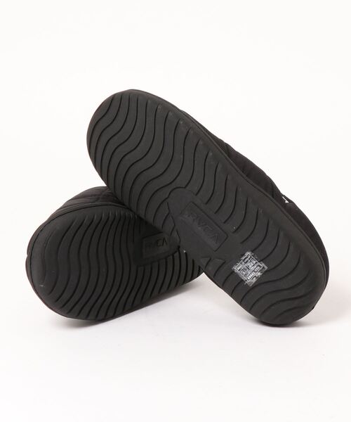 AZUL by moussy（アズールバイマウジー）の「RVCA MOC SANDAL/RVCAモックサンダル（スリッポン・メンズ・ブラック・LARGE/MEDIUM）」の2枚目の写真