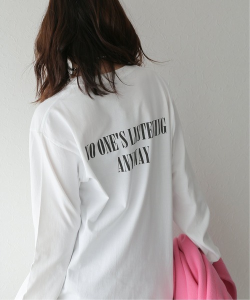JOURNAL STANDARD（ジャーナルスタンダード）の「■■■ロゴロングTシャツ（Tシャツ/カットソー・レディース・ホワイト/ホワイト系その他・FREE）」の12枚目の写真
