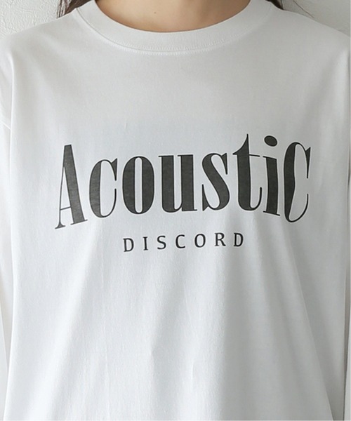 JOURNAL STANDARD（ジャーナルスタンダード）の「■■■ロゴロングTシャツ（Tシャツ/カットソー・レディース・ホワイト/ホワイト系その他・FREE）」の4枚目の写真
