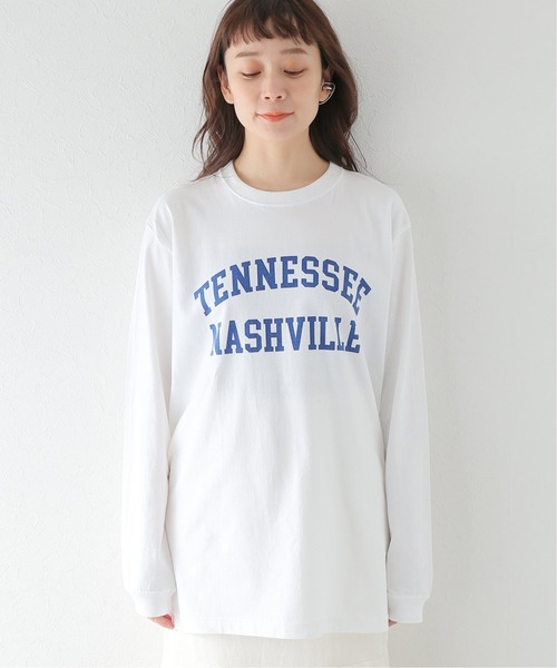 JOURNAL STANDARD（ジャーナルスタンダード）の「■■■ロゴロングTシャツ（Tシャツ/カットソー・レディース・ホワイト/ホワイト系その他・FREE）」の6枚目の写真
