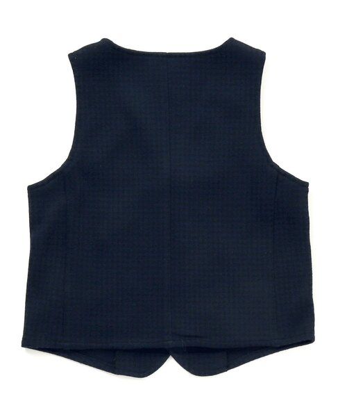 apres les cours（アプレレクール）の「/フォーマルベスト（スーツベスト・キッズ・ネイビー/グレー・90/100/110/120/130）」の4枚目の写真