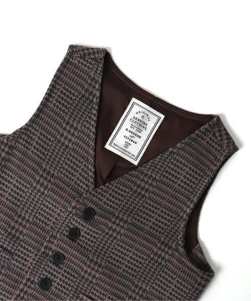 apres les cours（アプレレクール）の「/フォーマルベスト（スーツベスト・キッズ・ネイビー/グレー・90/100/110/120/130）」の5枚目の写真