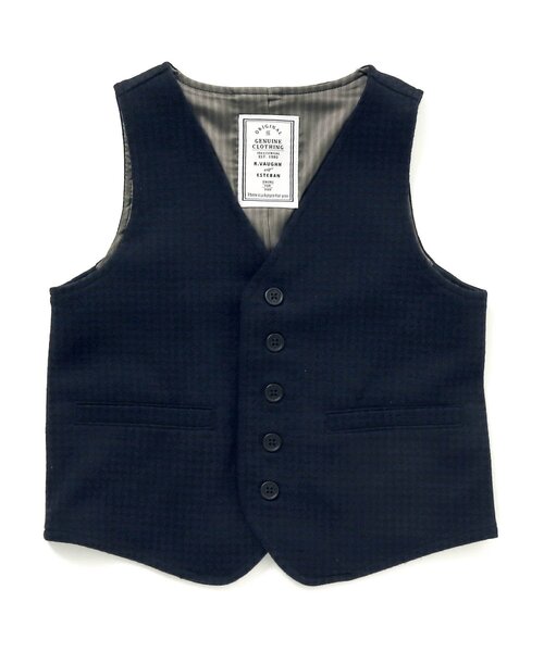 apres les cours（アプレレクール）の「/フォーマルベスト（スーツベスト・キッズ・ネイビー/グレー・90/100/110/120/130）」の11枚目の写真