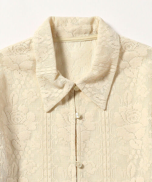 Ray BEAMS(レイビームス)の「Ray BEAMS / レース シャツ(シャツ/ブラウス・レディース・ナチュラル/ブラック・ONE SIZE)」の12枚目の写真