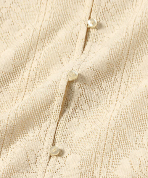 Ray BEAMS(レイビームス)の「Ray BEAMS / レース シャツ(シャツ/ブラウス・レディース・ナチュラル/ブラック・ONE SIZE)」の13枚目の写真