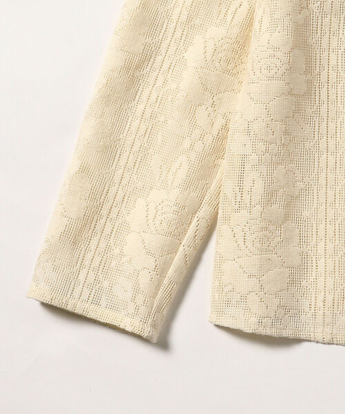 Ray BEAMS(レイビームス)の「Ray BEAMS / レース シャツ(シャツ/ブラウス・レディース・ナチュラル/ブラック・ONE SIZE)」の14枚目の写真