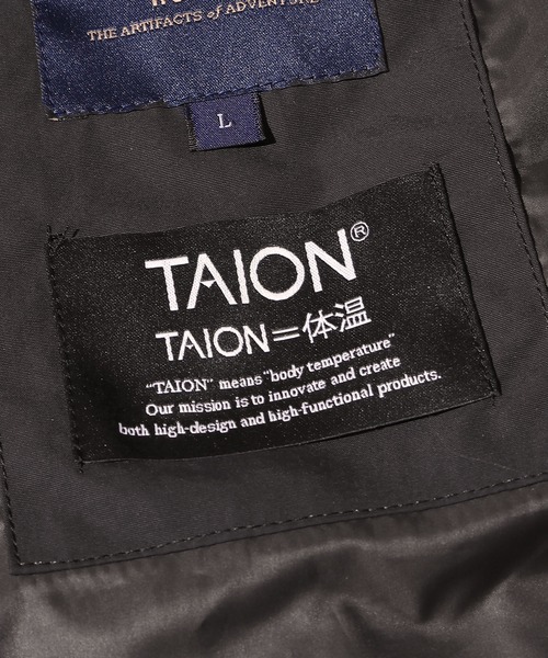 ROARK REVIVAL(ロアークリバイバル)の「ROARK×TAION/ロアーク×タイオン HEATING SYSTEM - EXPEDITION JACKET ダウンジャケット 800FLP 温度調節可能(ダウンジャケット/コート・メンズ・ブラック/カーキ/アーミー・M/L/XL/XXL)」の10枚目の写真