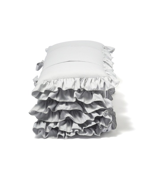 Francfranc（フランフラン）の「フリル ごろ寝マット 700×1800 グレー（クッション/クッションカバー・レディース・グレー・FREE）」の5枚目の写真