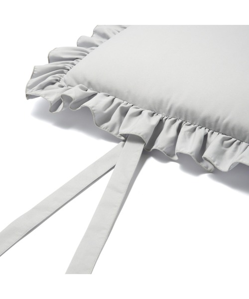 Francfranc（フランフラン）の「フリル ごろ寝マット 700×1800 グレー（クッション/クッションカバー・レディース・グレー・FREE）」の8枚目の写真