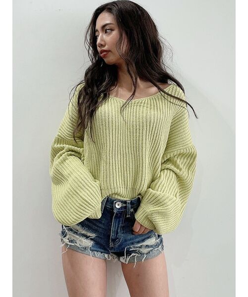 GYDA（ジェイダ）の「ジャストウエストダメージデニムショートパンツ（デニムパンツ・レディース・ブルー/ライトブルー・X-SMALL/SMALL/MEDIUM/LARGE）」の8枚目の写真