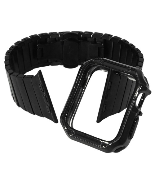 Urban Coral(アーバンコーラル)の「Apple Watch Band / アップルウォッチ ケース バンド ステンレスTPUカスタムセット / Urban Coral(デジタル腕時計・メンズ・ブラック/シルバー/ゴールド/ブルー系その他・44mm)」の9枚目の写真