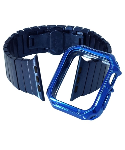 Urban Coral(アーバンコーラル)の「Apple Watch Band / アップルウォッチ ケース バンド ステンレスTPUカスタムセット / Urban Coral(デジタル腕時計・メンズ・ブラック/シルバー/ゴールド/ブルー系その他・44mm)」の10枚目の写真