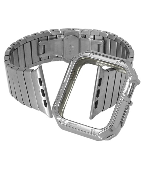 Urban Coral(アーバンコーラル)の「Apple Watch Band / アップルウォッチ ケース バンド ステンレスTPUカスタムセット / Urban Coral(デジタル腕時計・メンズ・ブラック/シルバー/ゴールド/ブルー系その他・44mm)」の12枚目の写真
