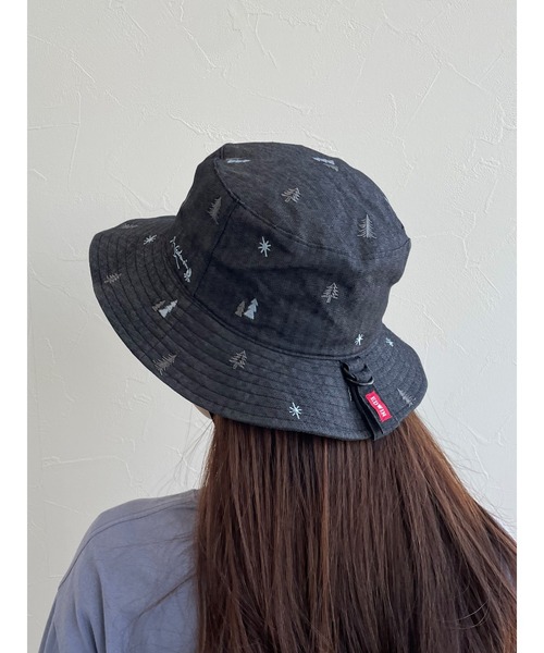 EDWIN(エドウィン)の「【EDWIN】エドウィン 刺繍入り アドベンチャーハット(ハット・レディース・ブラック/ベージュ/ネイビー/ブルー・フリー)」の12枚目の写真