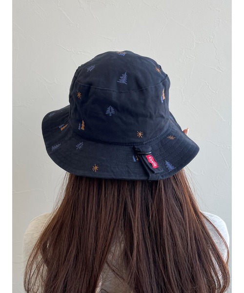 EDWIN(エドウィン)の「【EDWIN】エドウィン 刺繍入り アドベンチャーハット(ハット・レディース・ブラック/ベージュ/ネイビー/ブルー・フリー)」の11枚目の写真