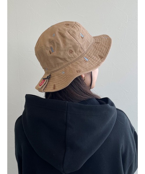 EDWIN(エドウィン)の「【EDWIN】エドウィン 刺繍入り アドベンチャーハット(ハット・レディース・ブラック/ベージュ/ネイビー/ブルー・フリー)」の8枚目の写真