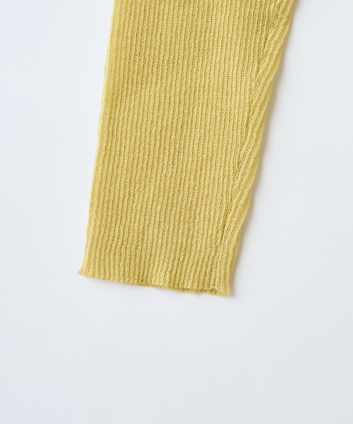 CIAOPANIC（チャオパニック）の「配色シアーリブタートルネックプルオーバー（Tシャツ/カットソー・レディース・ブラック/ベージュ/オフホワイト/イエロー・FREE）」の8枚目の写真