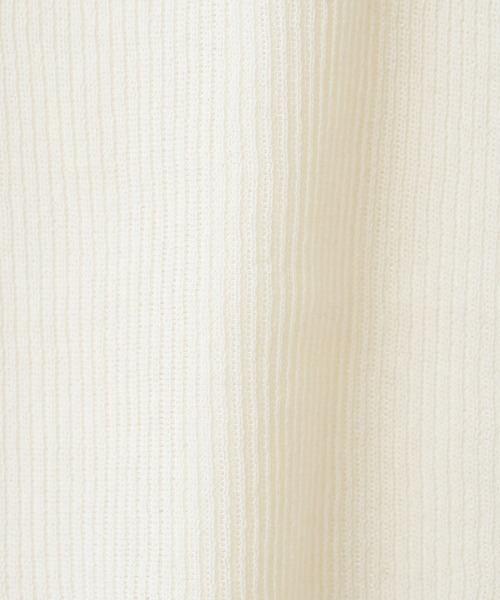 CIAOPANIC（チャオパニック）の「配色シアーリブタートルネックプルオーバー（Tシャツ/カットソー・レディース・ブラック/ベージュ/オフホワイト/イエロー・FREE）」の15枚目の写真