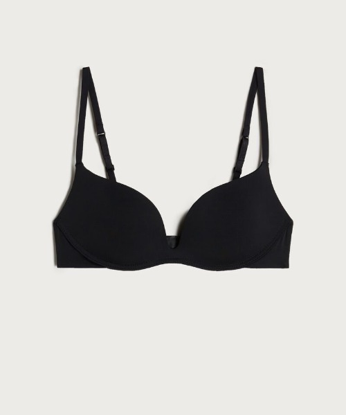 ❤️シルク70B ブラジリアンS Mia スーパープッシュアップブラ　20%オフ Mia シルク スーパープッシュ-アップブラ | Intimissimi