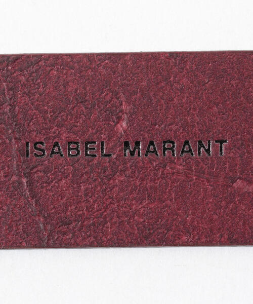 ISABEL MARANT(イザベルマラン)の「ISABEL MARANT LECCE レザーサッシュベルト(ベルト・レディース・ブラック/キャメル/バーガンディー・S/M)」の7枚目の写真