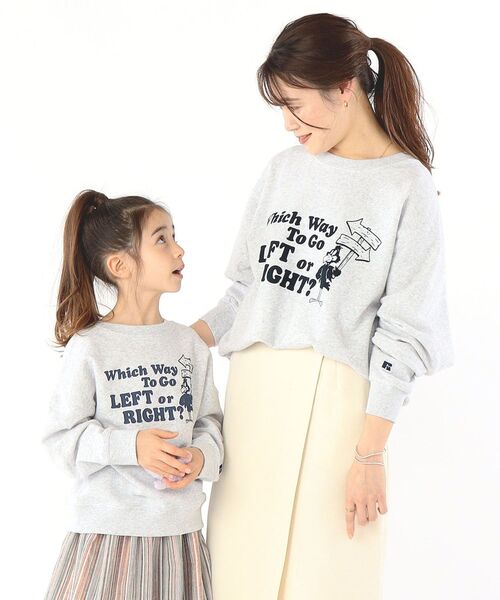 Russell Athletic(ラッセルアスレティック)の「【WEB限定/SHIPS KIDS別注】RUSSELL ATHLETIC:<家族おそろい>プリント スウェット(100~160cm)(スウェット・キッズ・ライトグレー/ベージュ/グレー/グリーン・100/110/120/130/S/145/M/160)」の16枚目の写真