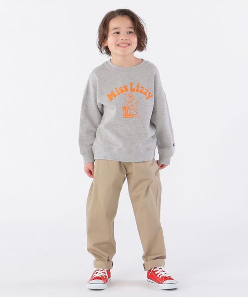 Russell Athletic(ラッセルアスレティック)の「【WEB限定/SHIPS KIDS別注】RUSSELL ATHLETIC:<家族おそろい>プリント スウェット(100~160cm)(スウェット・キッズ・ライトグレー/ベージュ/グレー/グリーン・100/110/120/130/S/145/M/160)」の14枚目の写真