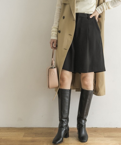 URBAN RESEARCH（アーバンリサーチ）の「タックハーフパンツ（その他パンツ・レディース・ブラック/ベージュ・38/36）」の14枚目の写真