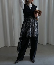 KNIT LACE DOCKING TOPS
