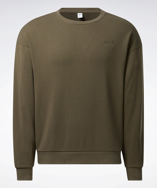 Reebok(リーボック)の「クラシックス ブランドプラウド クルー スウェットシャツ / Classics Brand-Proud Crew Sweatshirt /(スウェット・メンズ・アーミー/ネイビー/ブラック・MEDIUM/SMALL/XXX-LARGE/XX-LARGE/LARGE/X-LARGE/X-SMALL)」の8枚目の写真