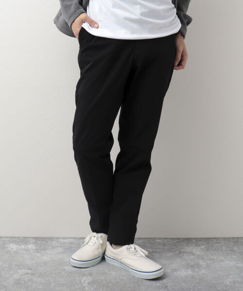 NOLLEY'S goodman(ノーリーズグッドマン)の「コットンツイル スリムフィットパンツ(※カジュアルからビジネスまで対応可能なトラウザーパンツ)(その他パンツ・メンズ・ホワイト/ブラック/ベージュ/ネイビー・SMALL/MEDIUM/LARGE/X-LARGE)」の3枚目の写真