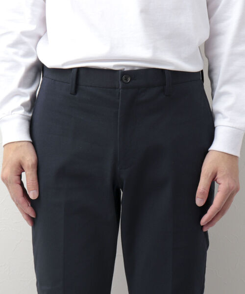 NOLLEY'S goodman(ノーリーズグッドマン)の「コットンツイル スリムフィットパンツ(※カジュアルからビジネスまで対応可能なトラウザーパンツ)(その他パンツ・メンズ・ホワイト/ブラック/ベージュ/ネイビー・SMALL/MEDIUM/LARGE/X-LARGE)」の13枚目の写真