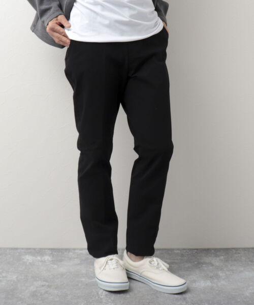 NOLLEY'S goodman(ノーリーズグッドマン)の「コットンツイル スリムフィットパンツ(※カジュアルからビジネスまで対応可能なトラウザーパンツ)(その他パンツ・メンズ・ホワイト/ブラック/ベージュ/ネイビー・SMALL/MEDIUM/LARGE/X-LARGE)」の19枚目の写真