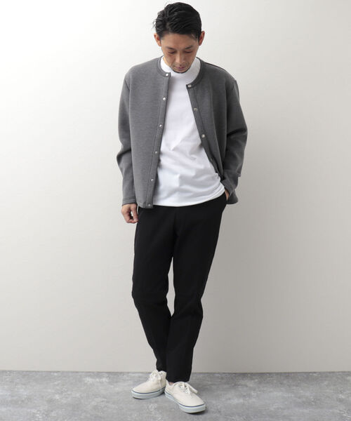 NOLLEY'S goodman(ノーリーズグッドマン)の「コットンツイル スリムフィットパンツ(※カジュアルからビジネスまで対応可能なトラウザーパンツ)(その他パンツ・メンズ・ホワイト/ブラック/ベージュ/ネイビー・SMALL/MEDIUM/LARGE/X-LARGE)」の20枚目の写真